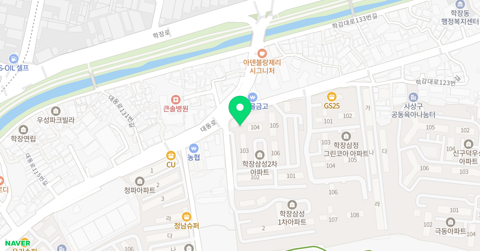 학 장태권도 위치