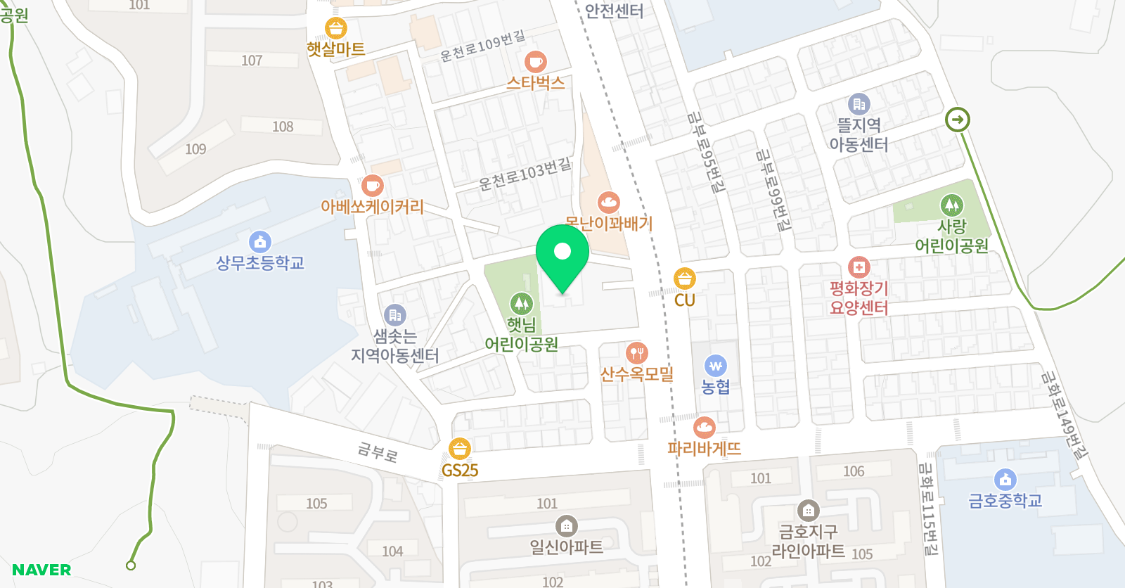 위스콘신 어학원 위치