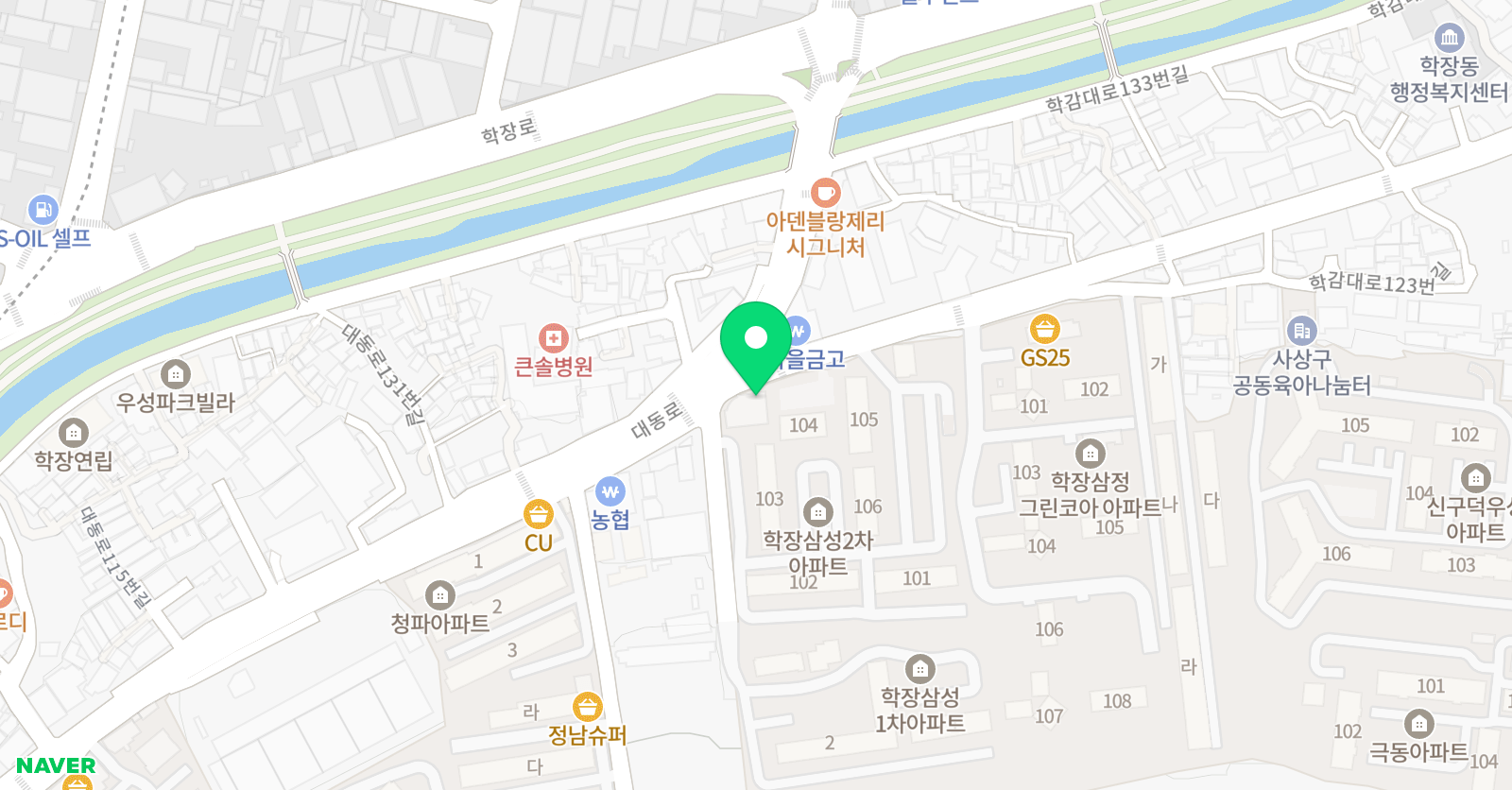 나무샘 미술교습소 위치