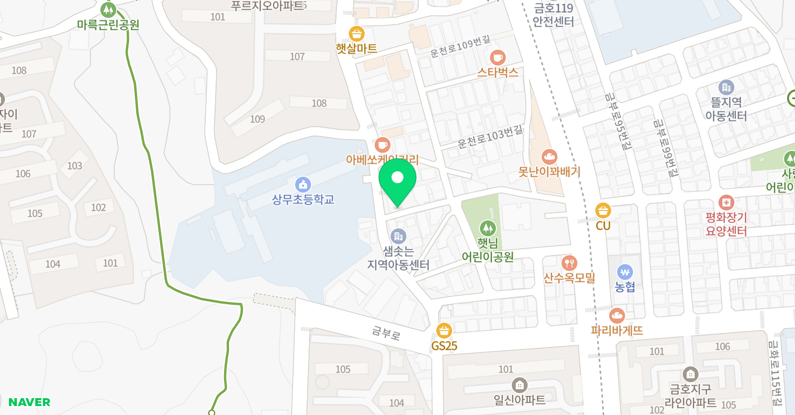 아름다운 음악교습소 위치