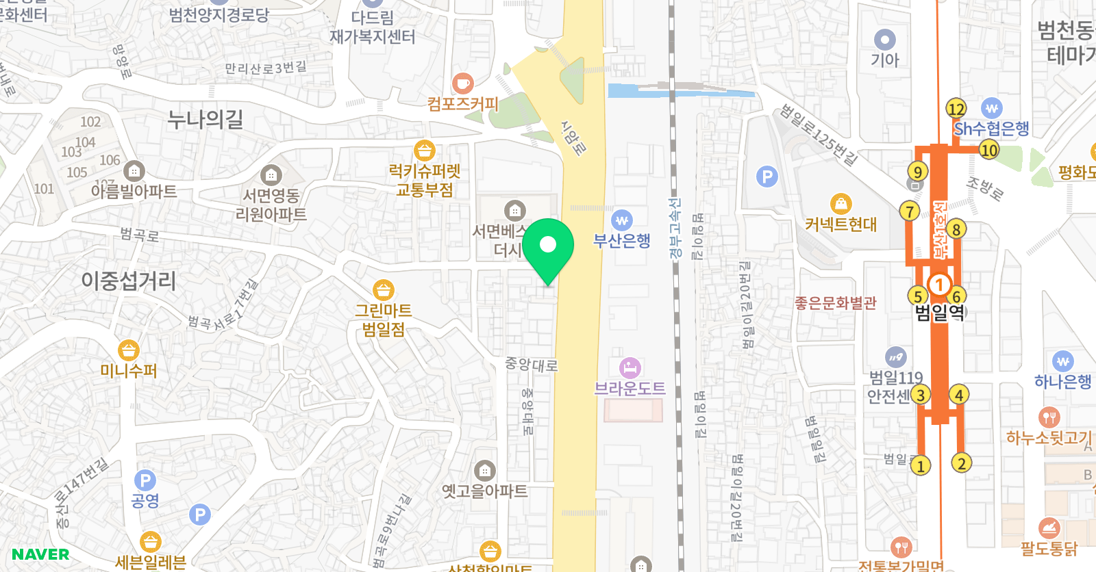 주춧돌수학교습소 위치