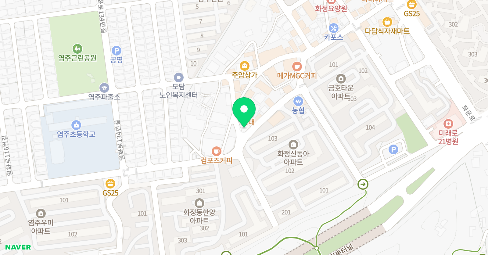 히스토리수학전문학원 위치