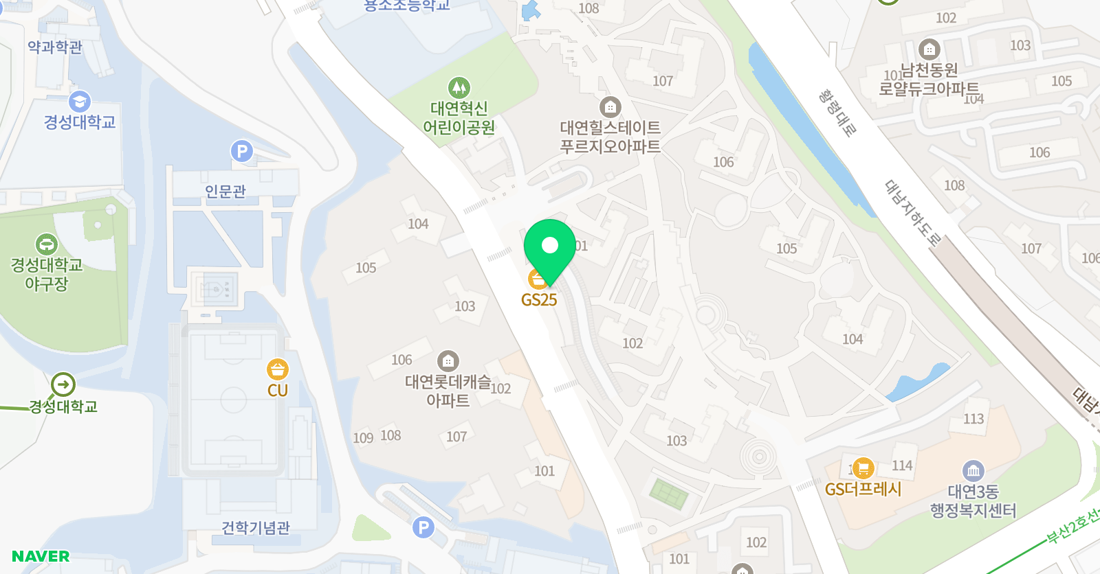 브레인스쿨 부산남구센터 위치