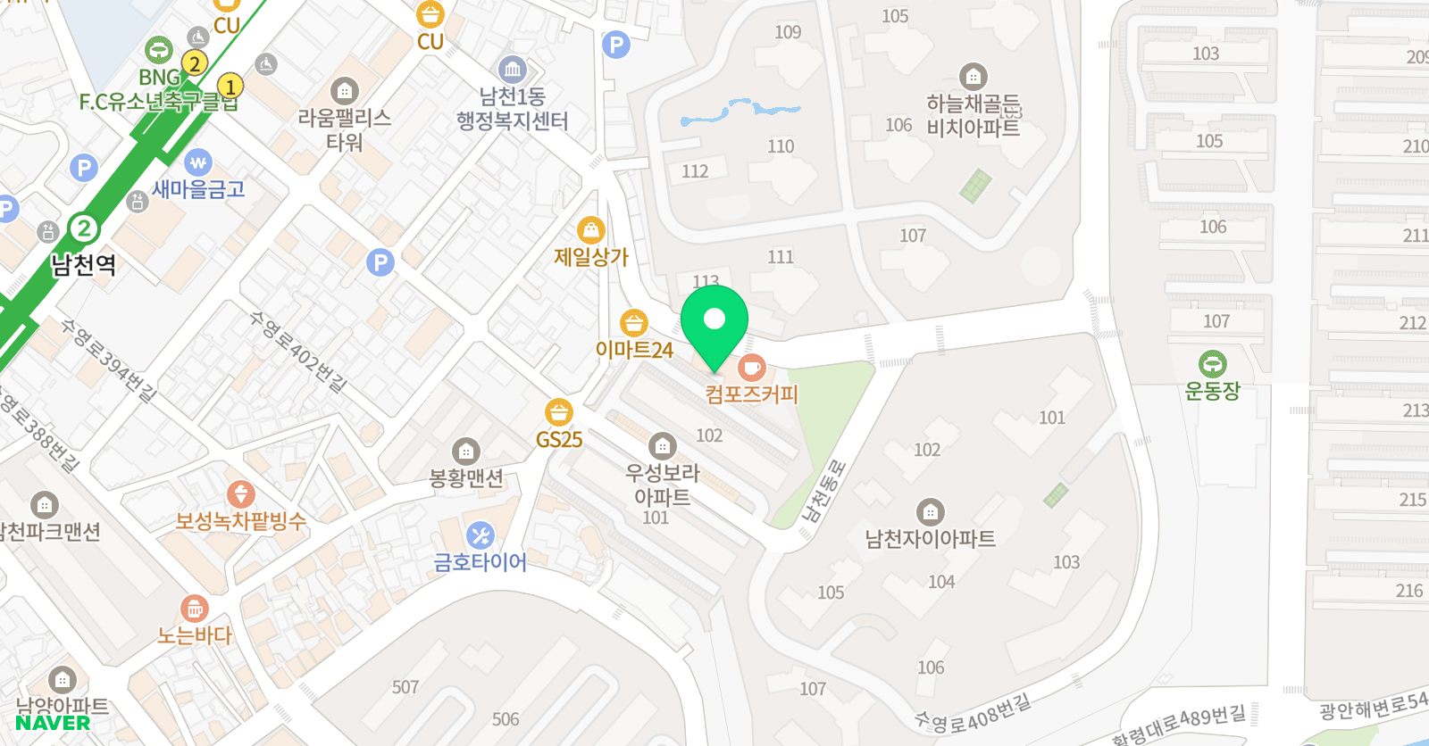 그리다 미술학원 위치