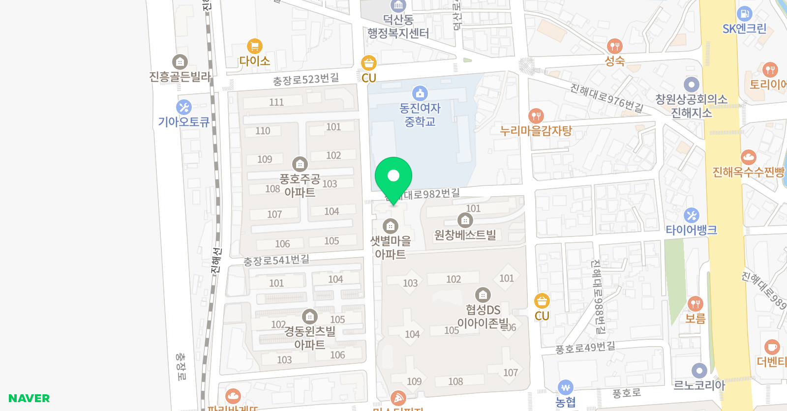 비상잉글리시아이 덕산 위치
