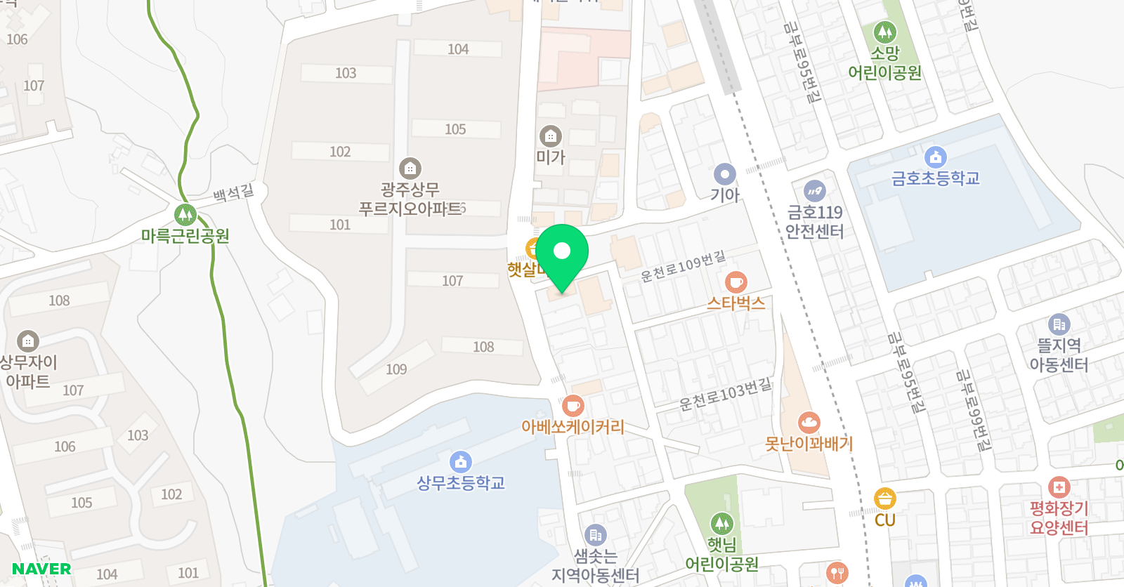 하랑 태권도 위치