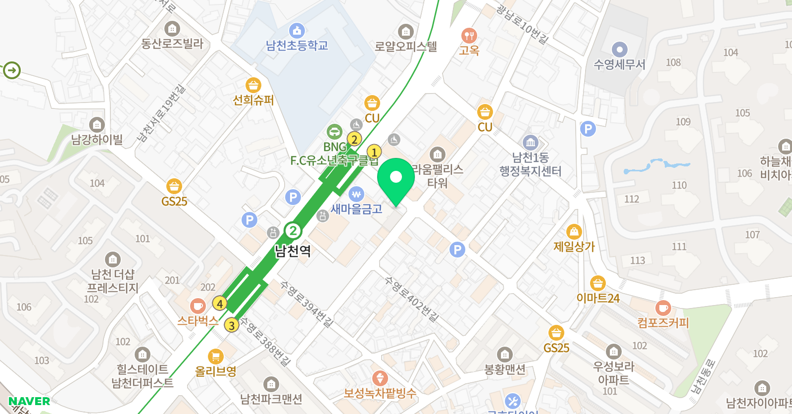 아신 수학전문학원 위치