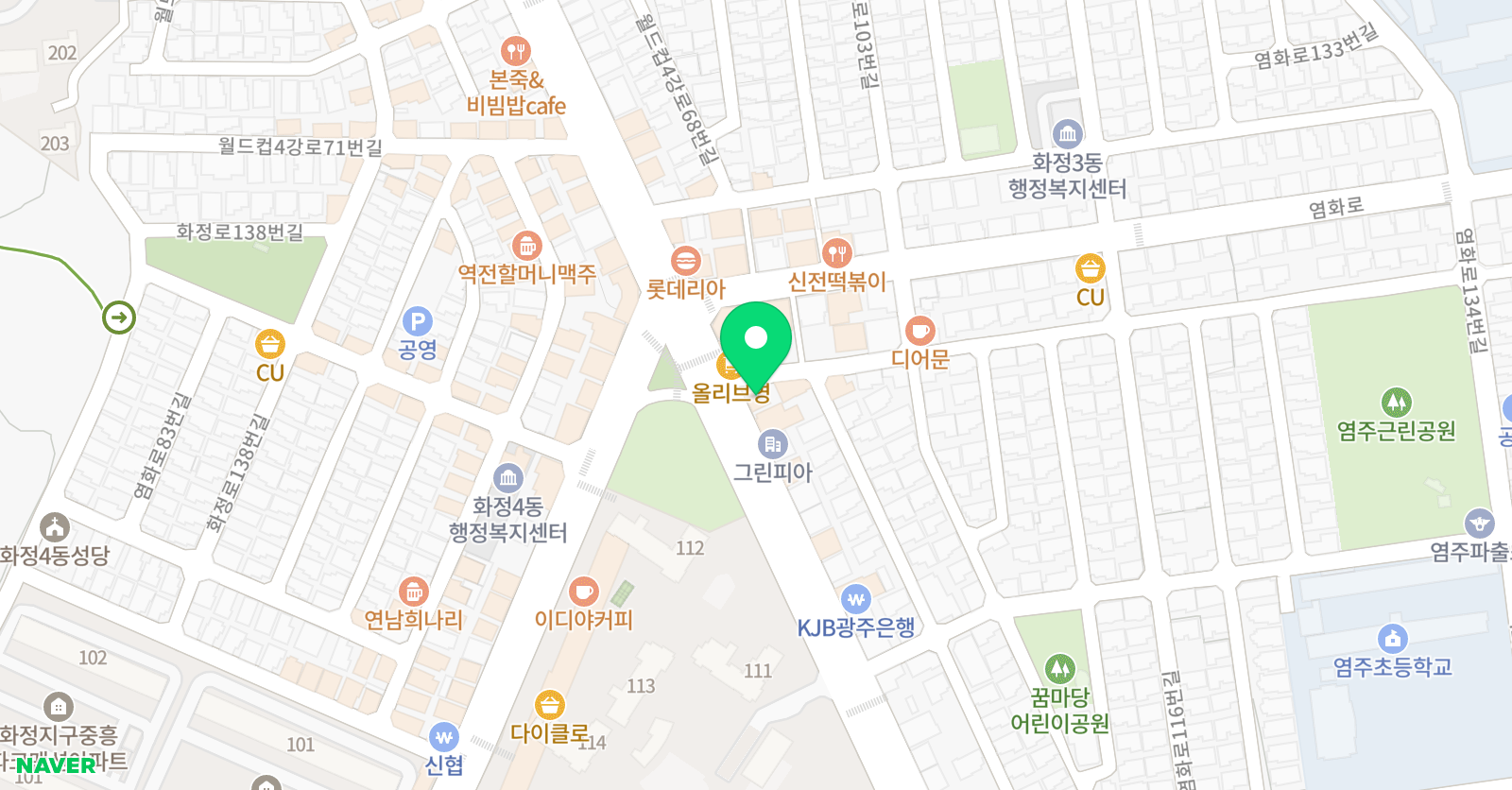 와이너 수학학원 위치