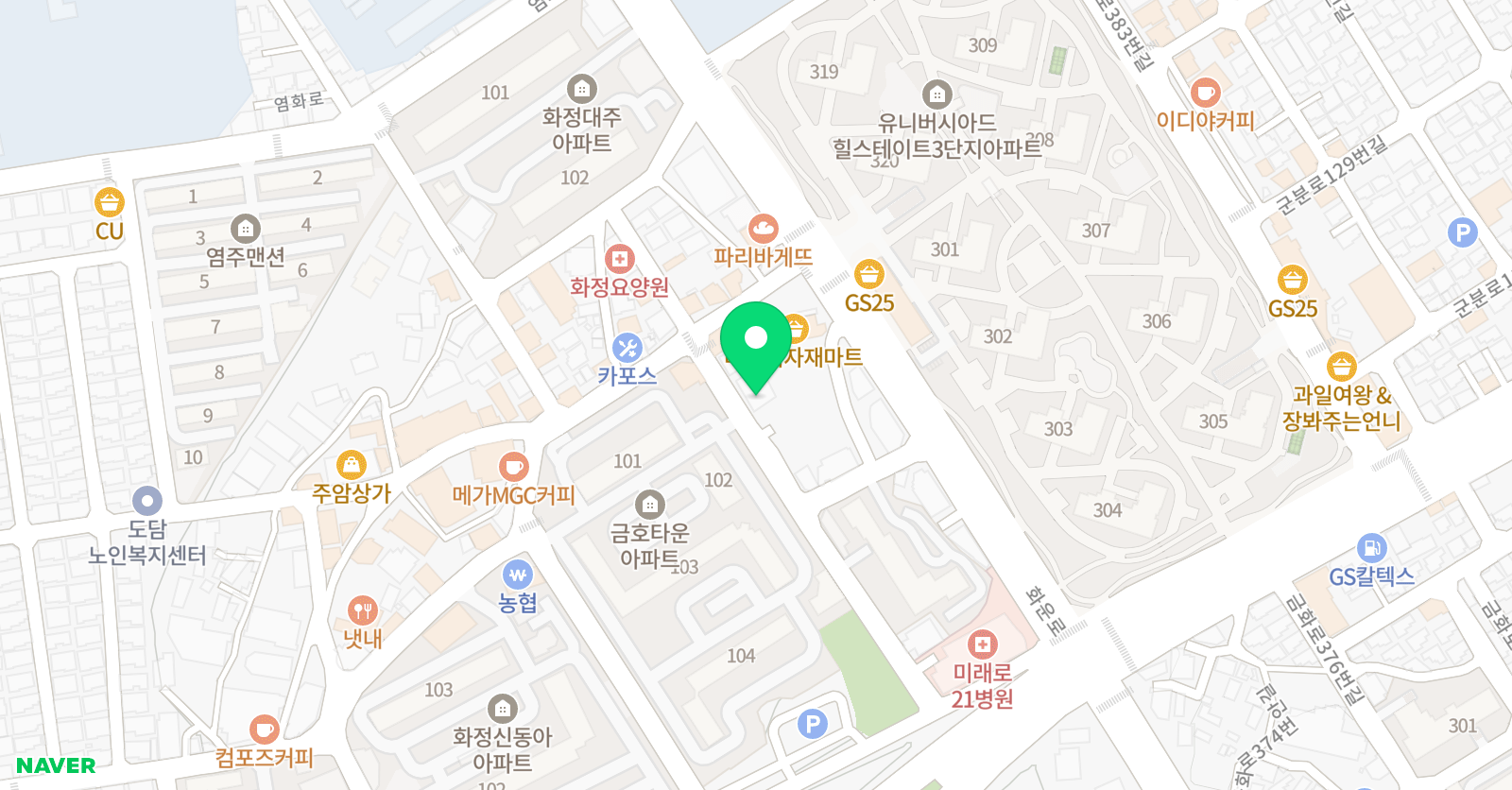 수민 수학영어학원 위치