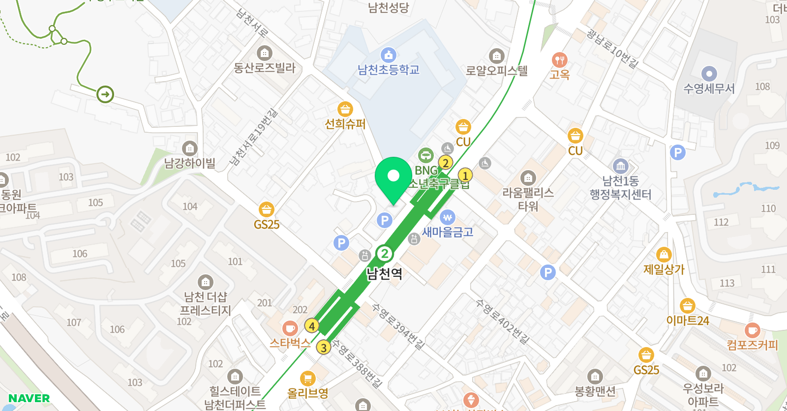 민 피아노교습소 위치