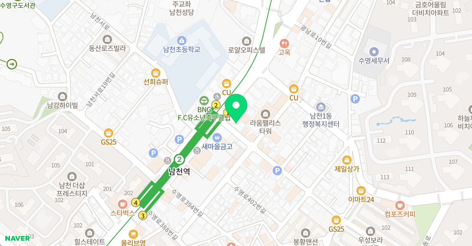 성문 학원 위치