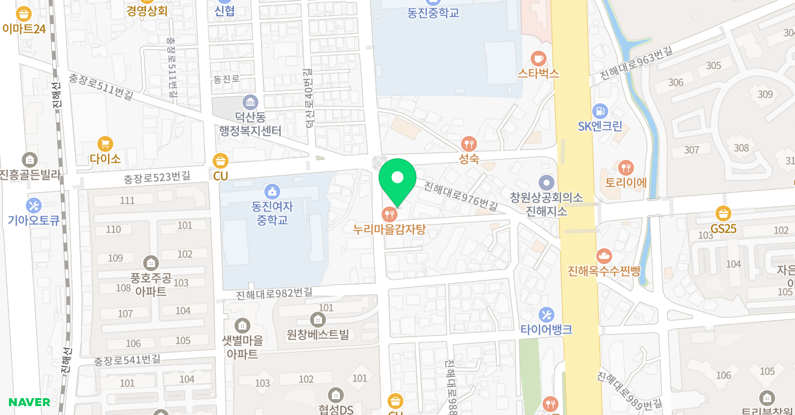 올빛국어수학학원 위치