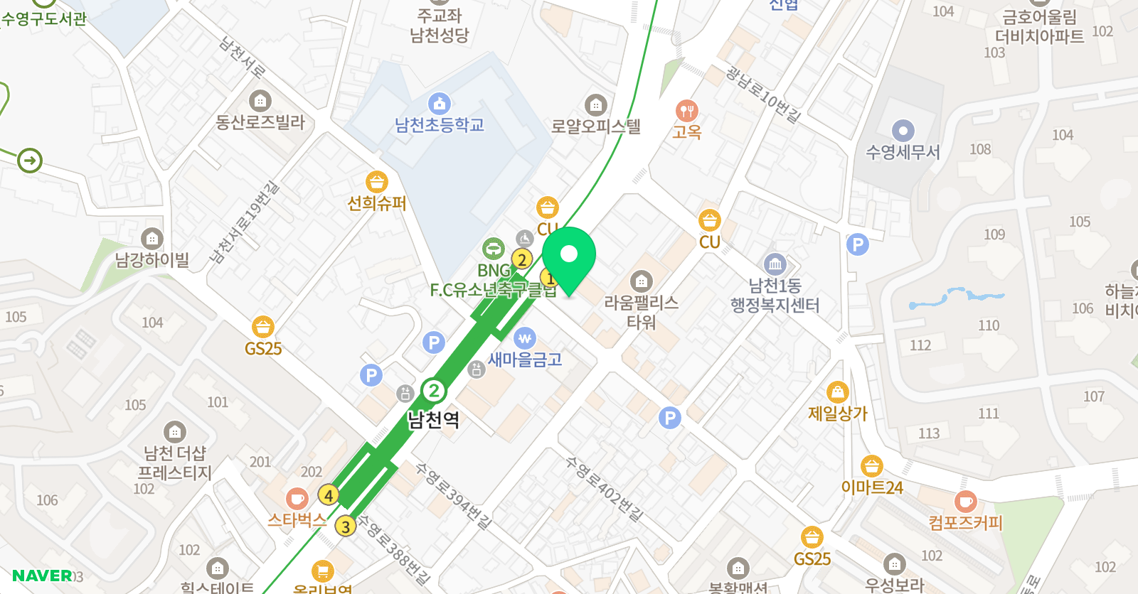 이츠매쓰 학원 위치