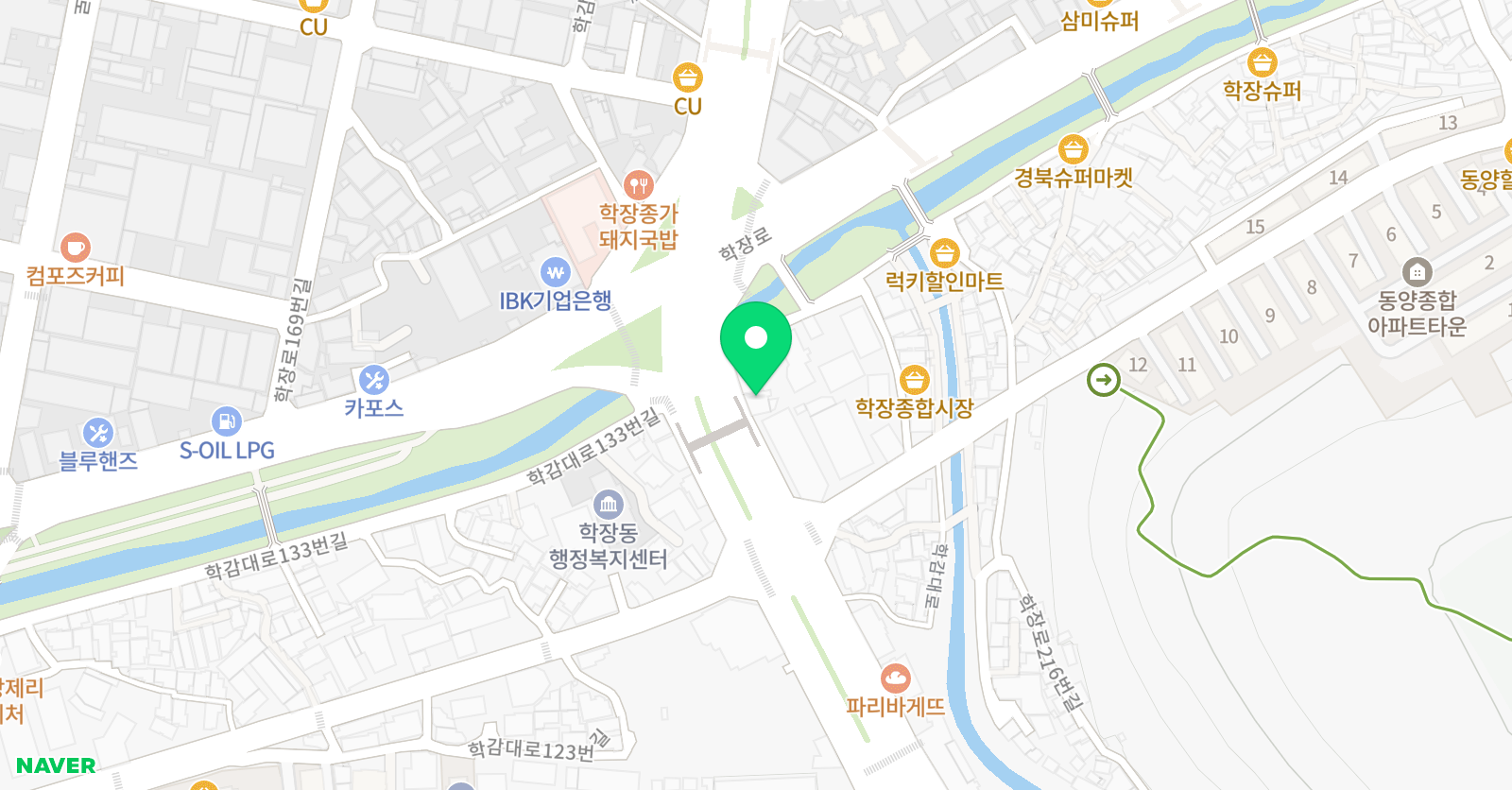 이나향 발레학원 위치