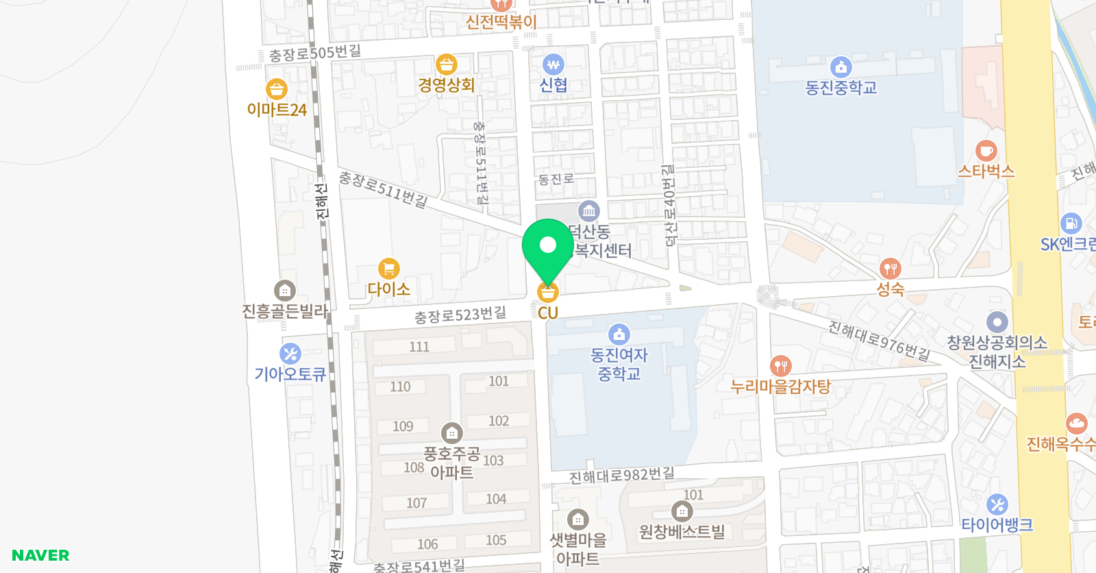 청연 학원 위치