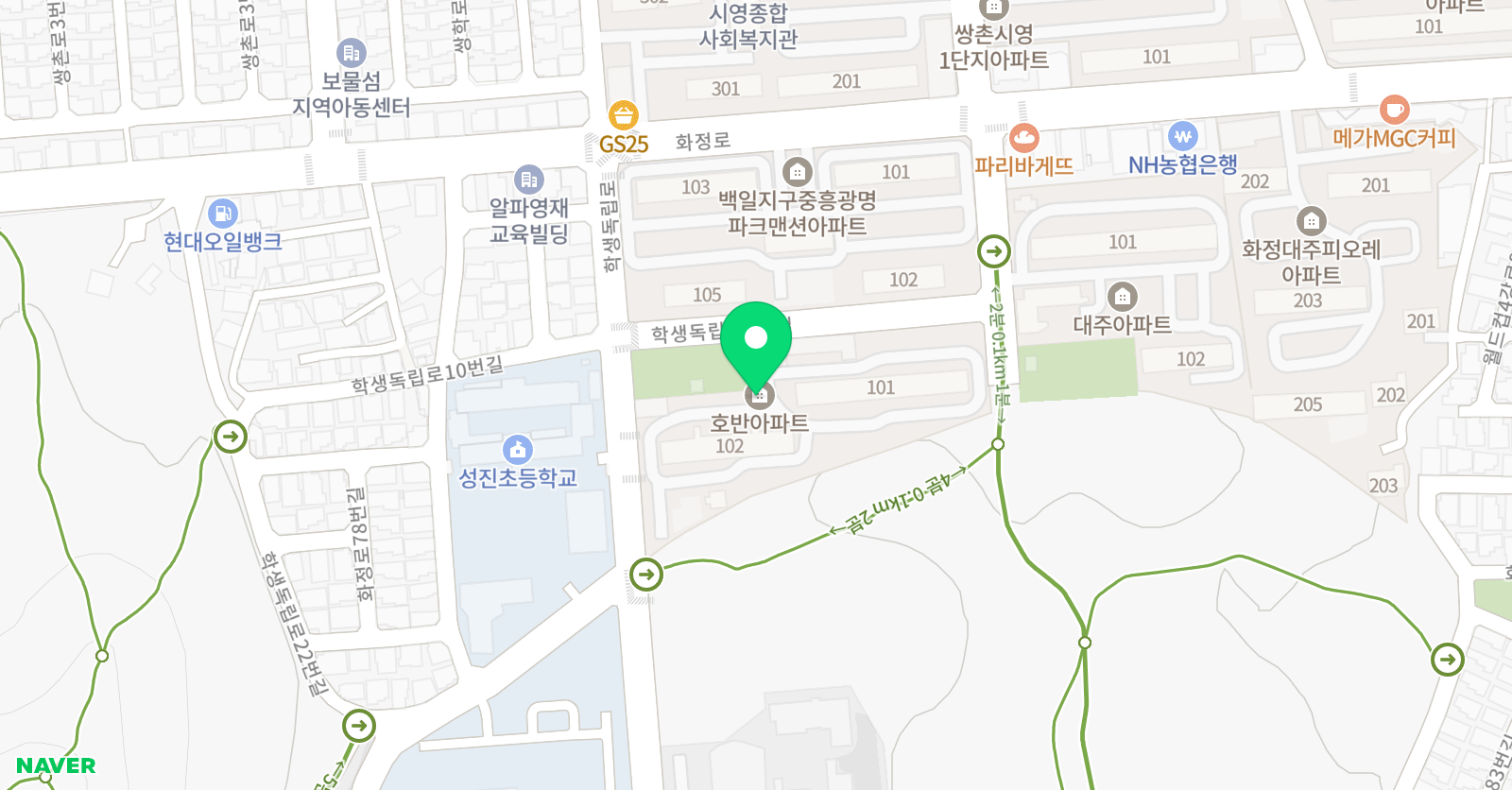 한우리 독서논술교습소 위치