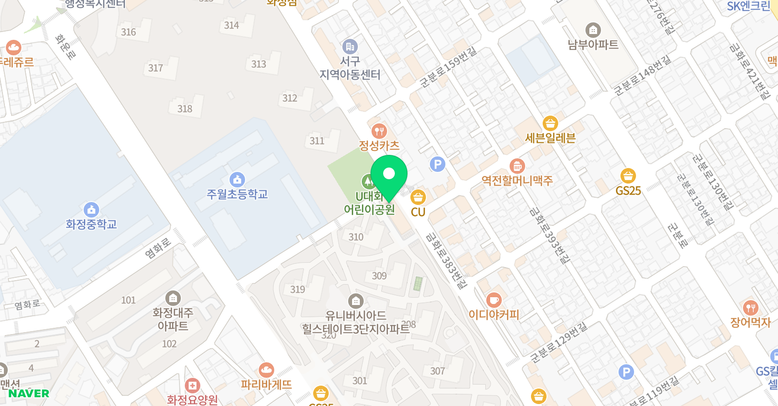 강한 수학 위치