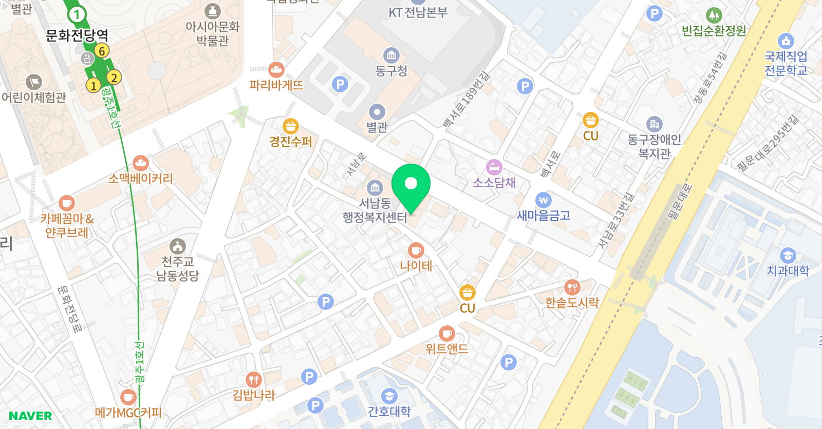 조대팀맥짐 위치