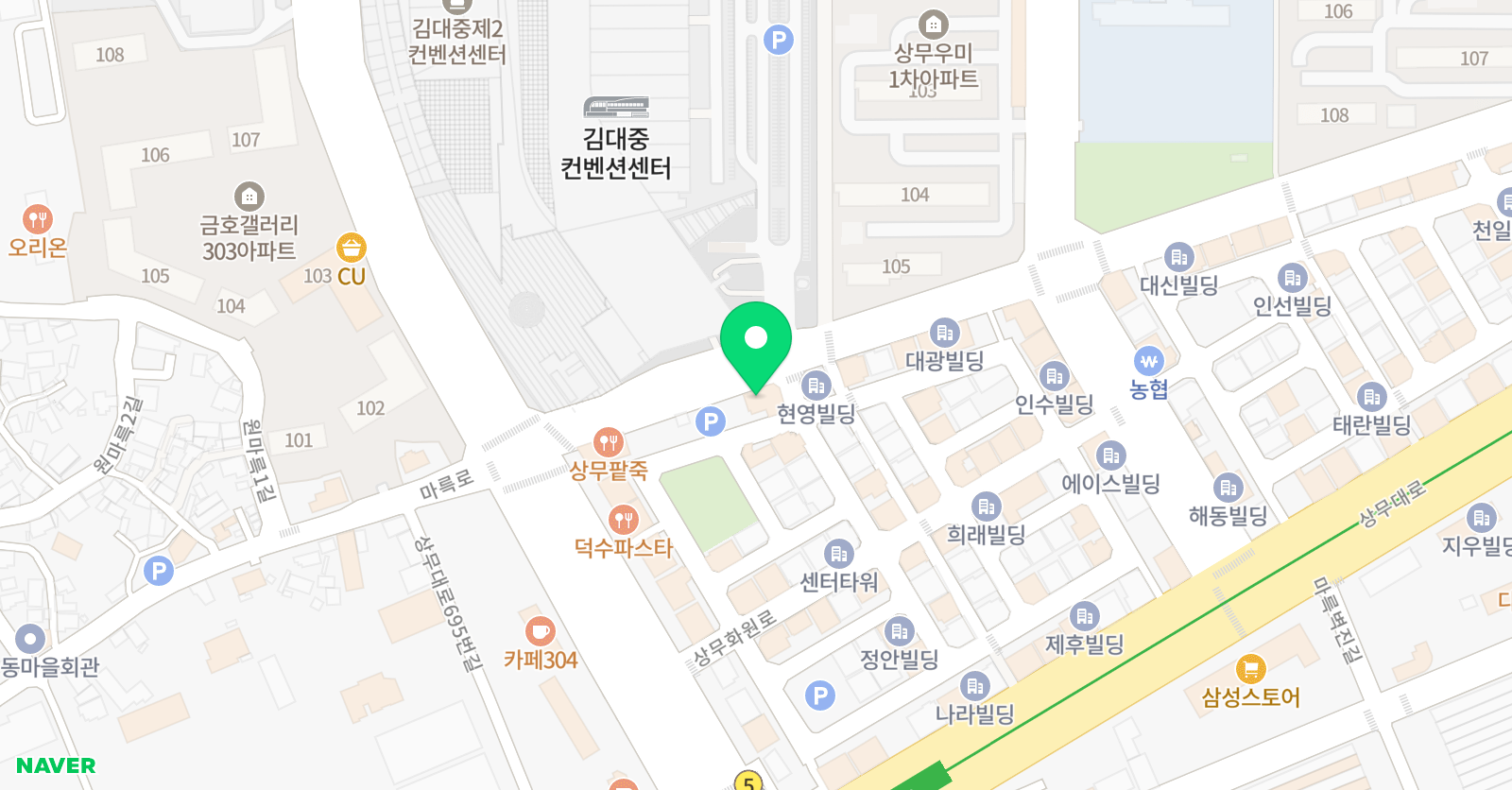 티엔 잉글리쉬 위치