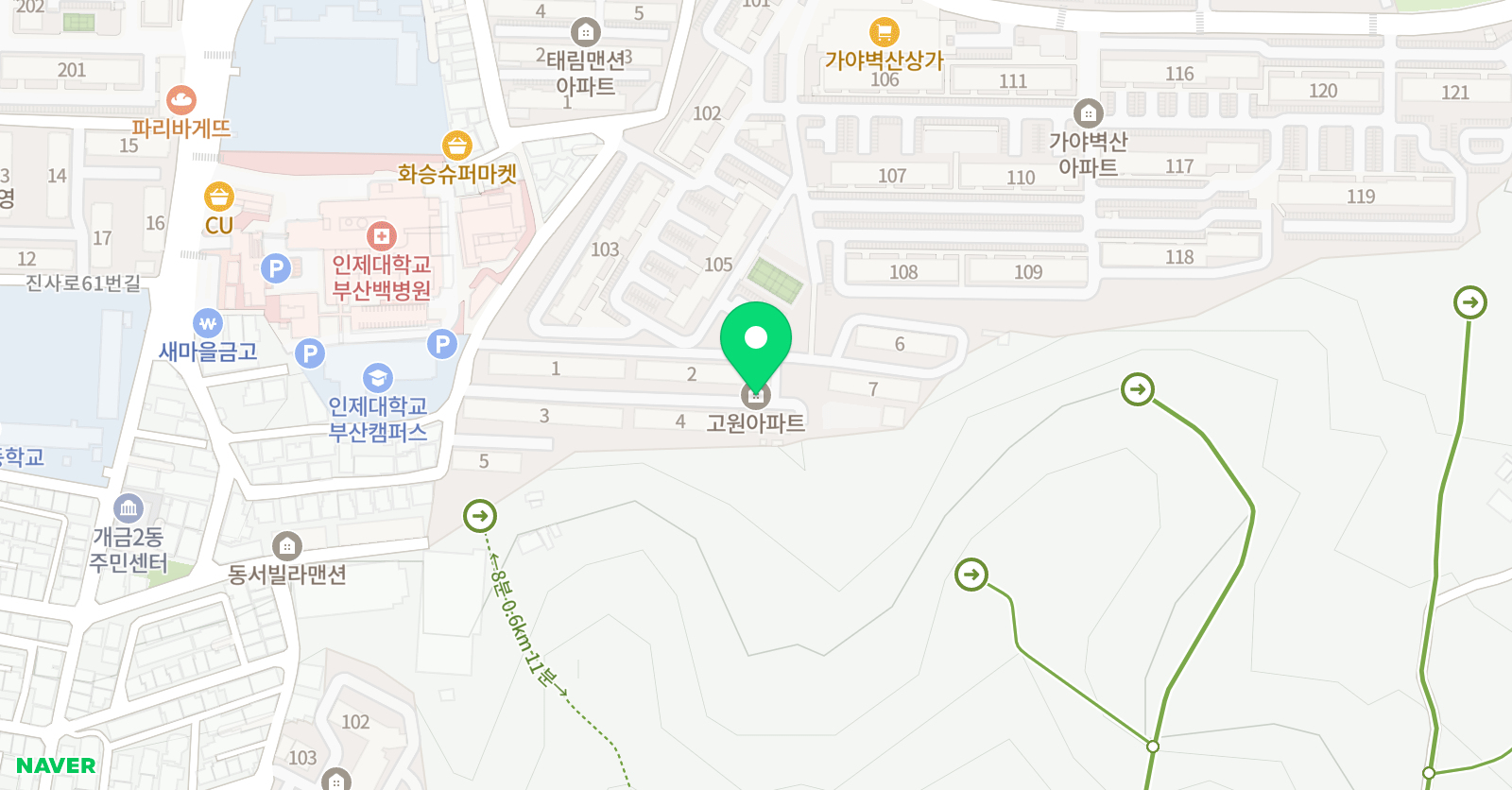 샤론 영어 위치