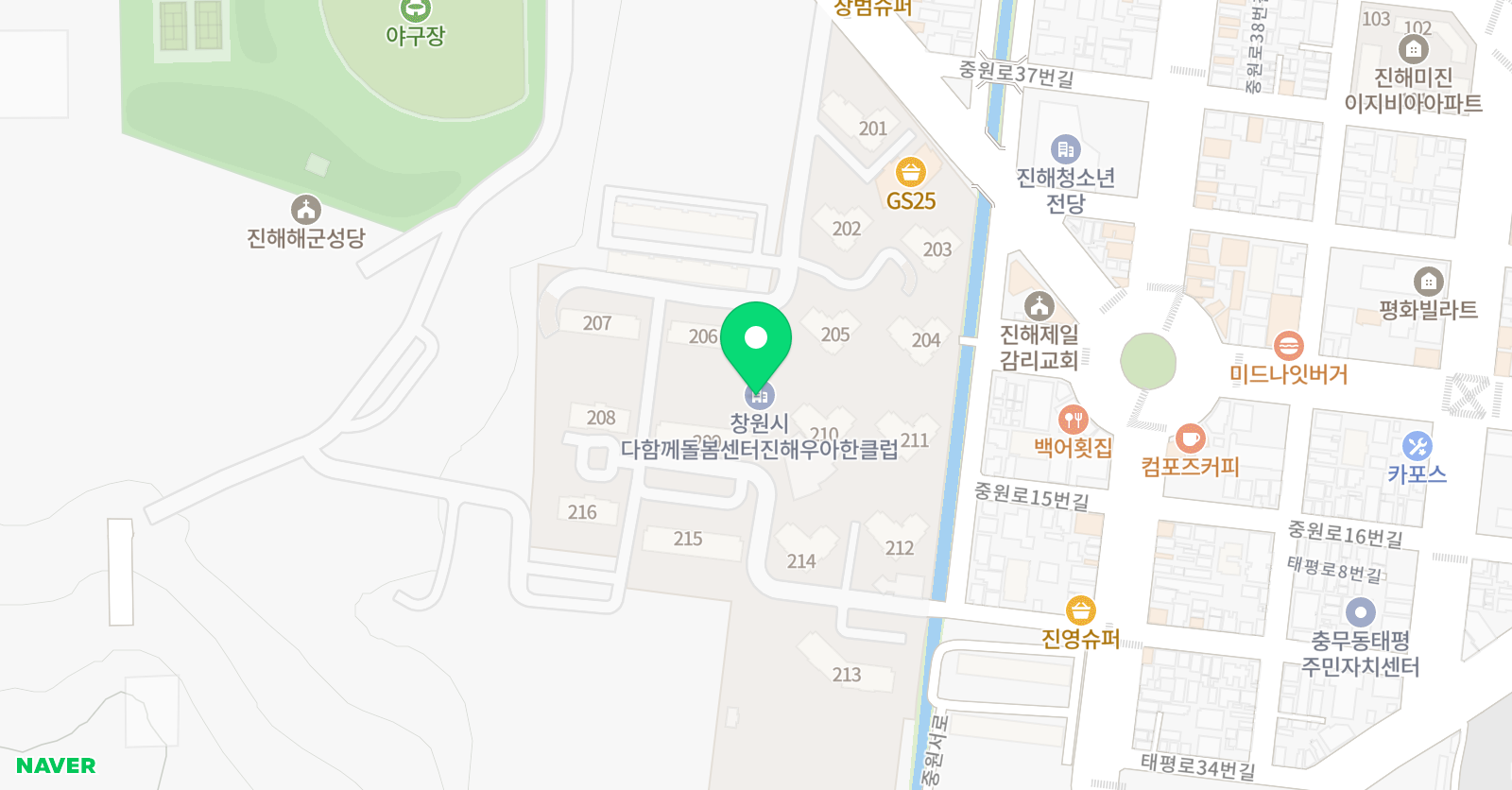 해솔학원 위치