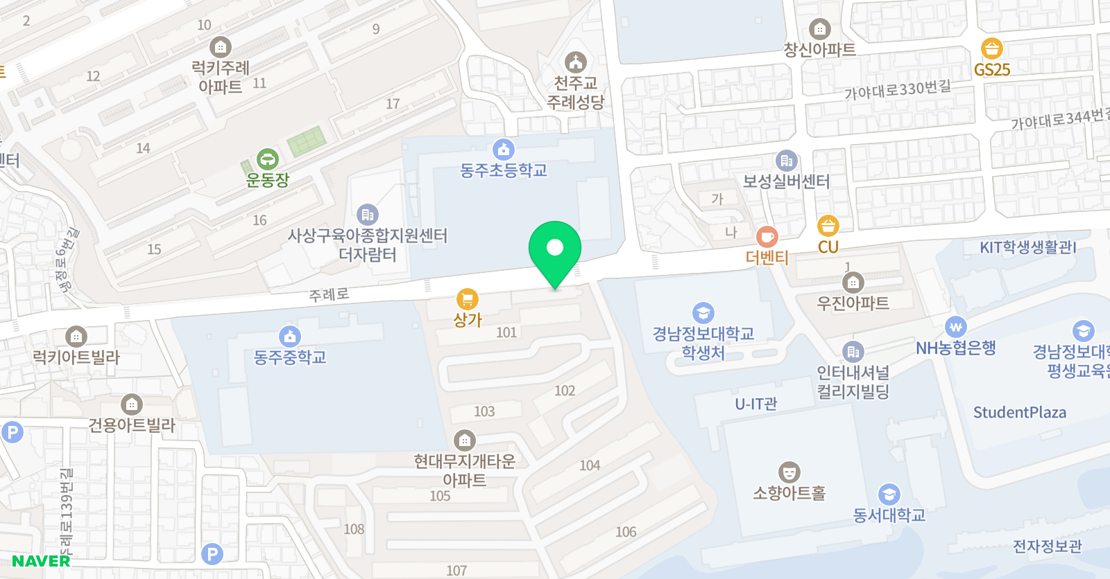 동아대동주 태권도 위치