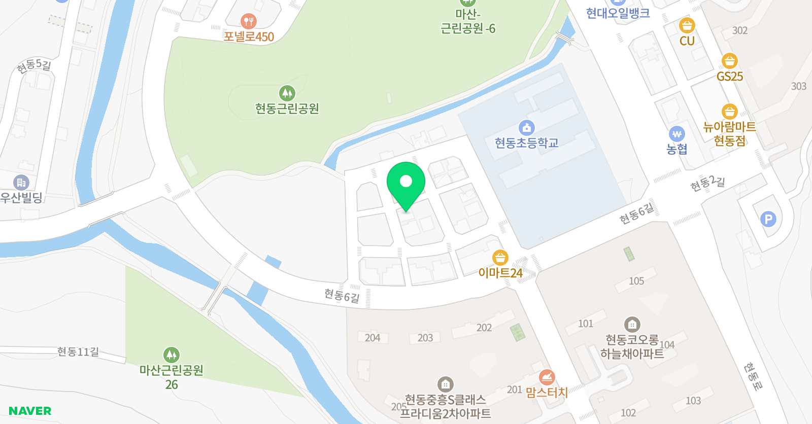 비욘드잉글리쉬 현동캠퍼스 위치