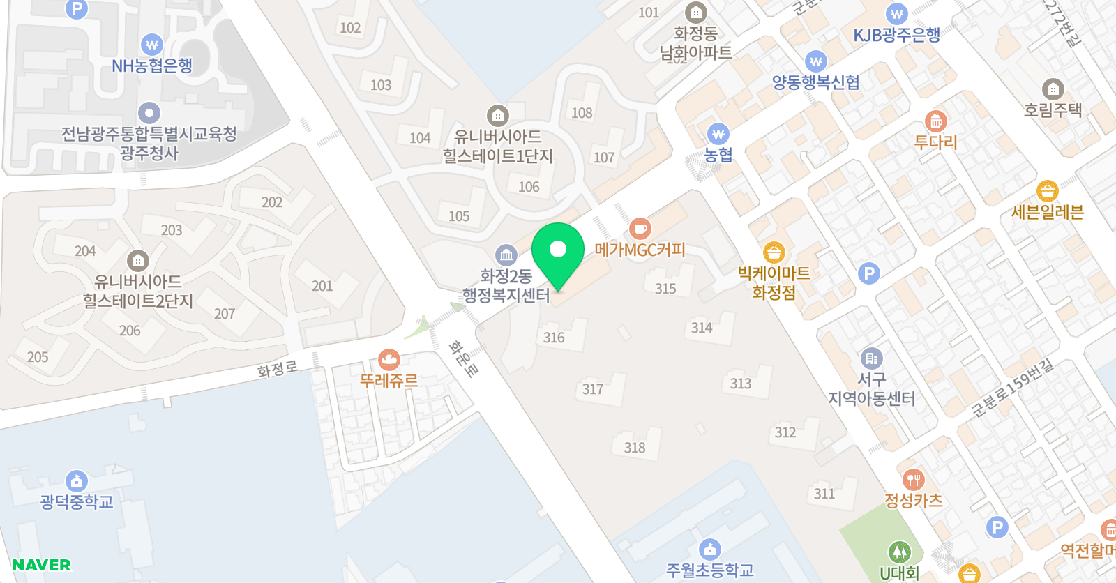 심미선 수학학원 위치