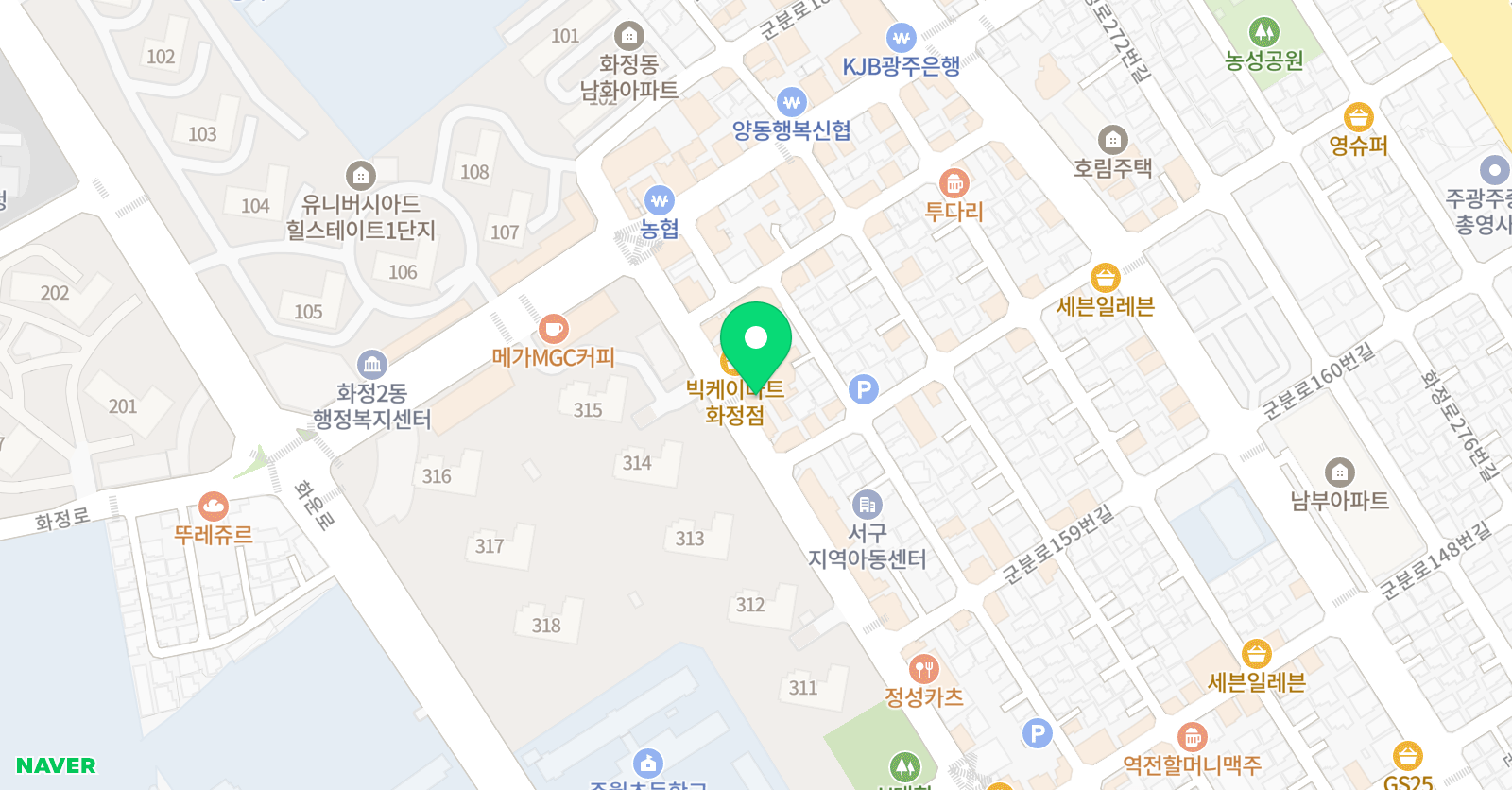삼성 영어 화정교실 위치