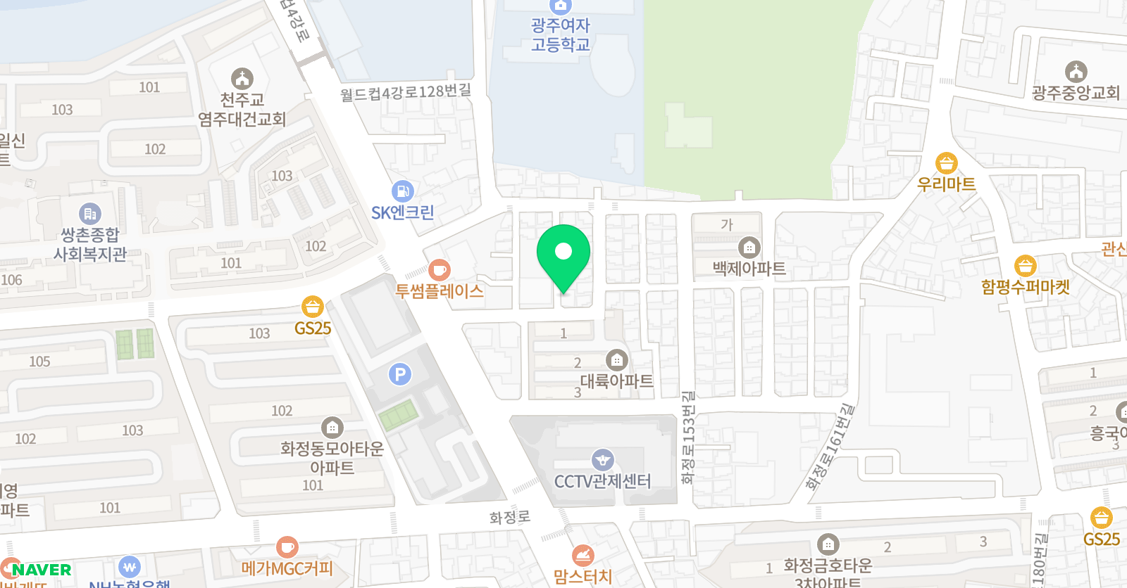 청운영재아카데미 학원 위치