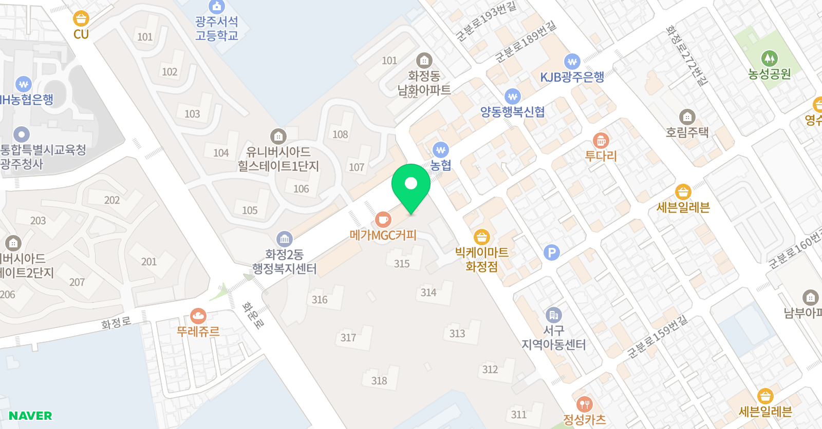이승철 수학학원 위치
