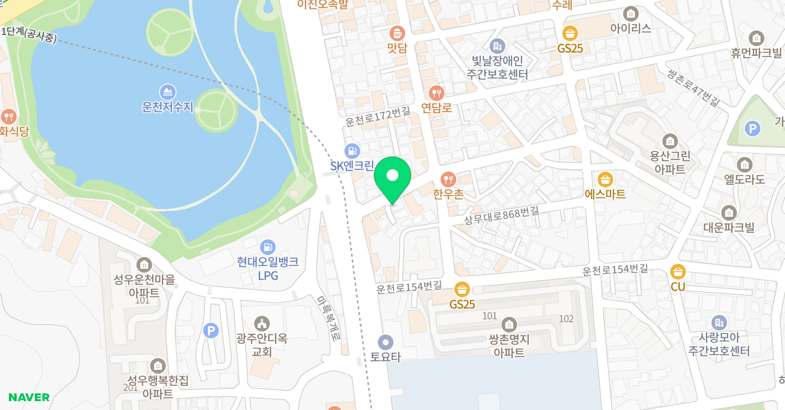 지앤비패럴랙스 금호캠퍼스 위치