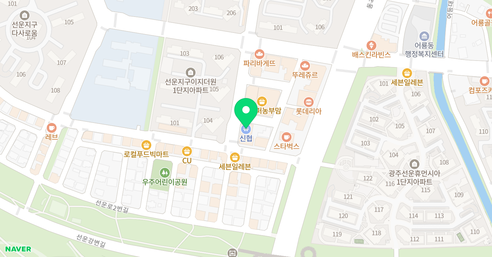 선운점 와와학습코칭학원 위치