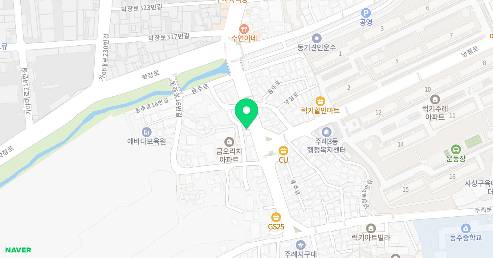 포레스트힐 어학원 위치