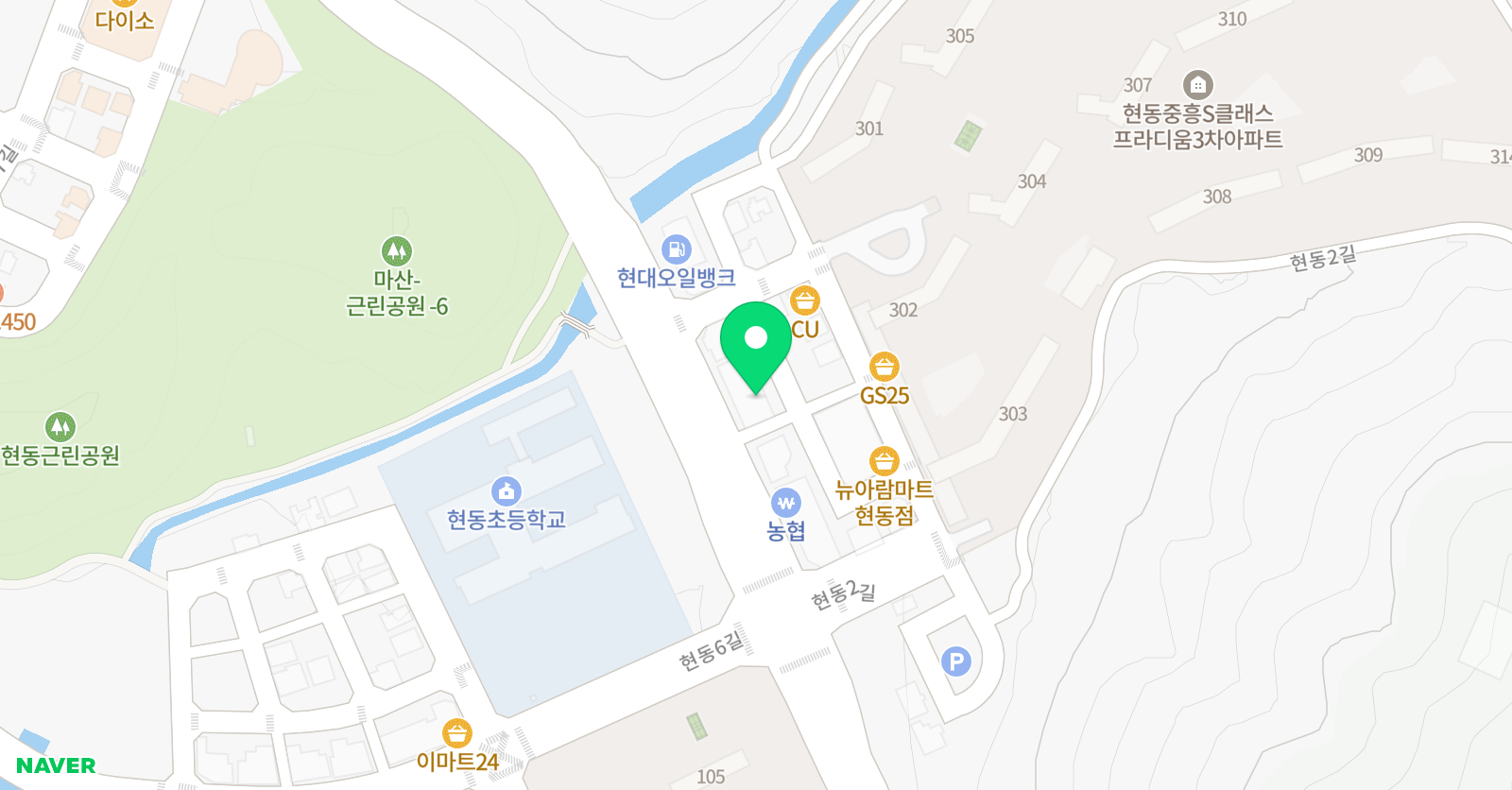 정쌤플러스 수학교습소 위치
