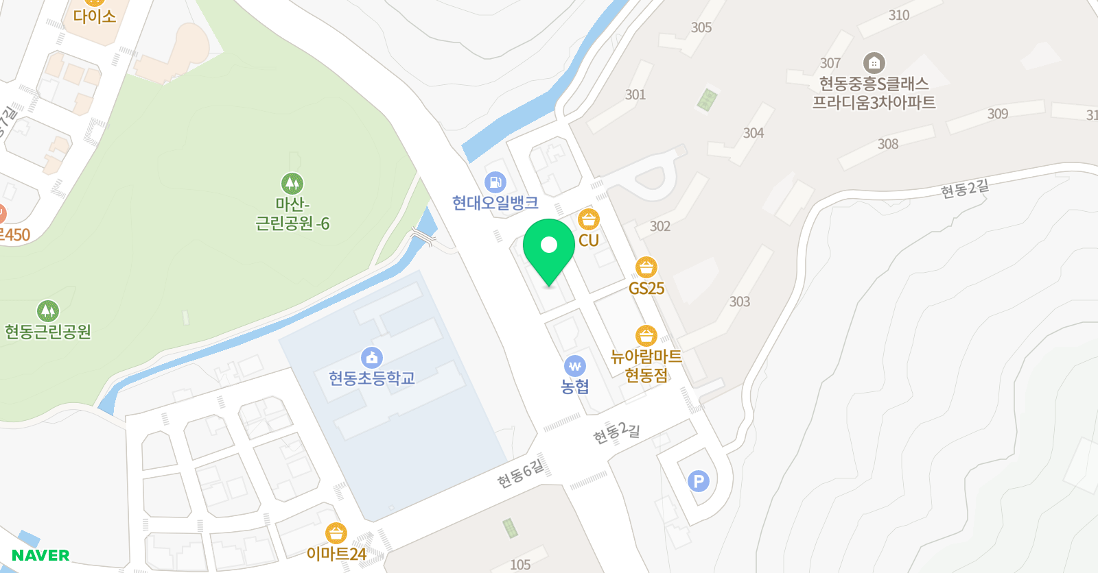 영어 방쌤 위치