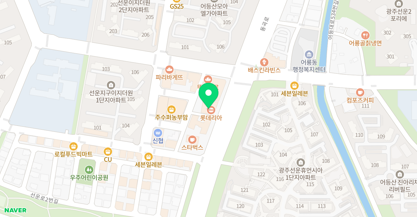 C&C 미술학원 선운점 위치