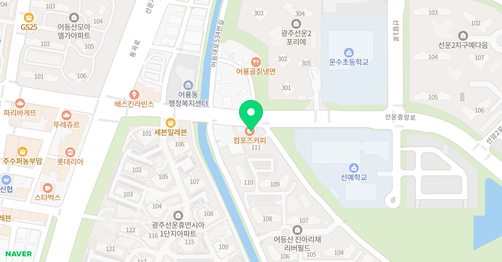 선운 태권도 위치