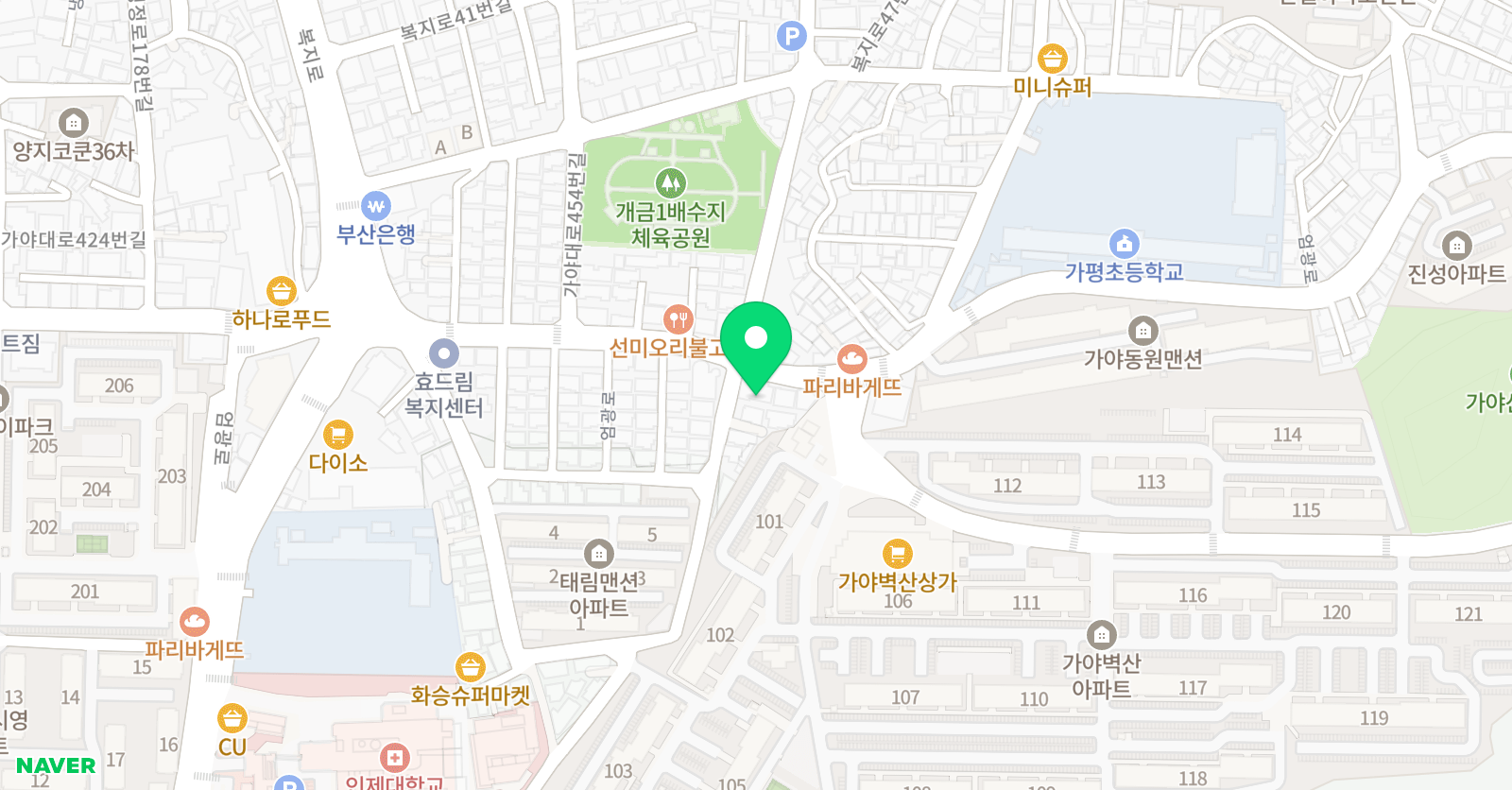 천하 태권도장 위치