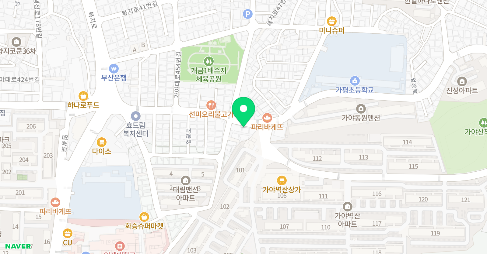 아띠 미술학원 위치