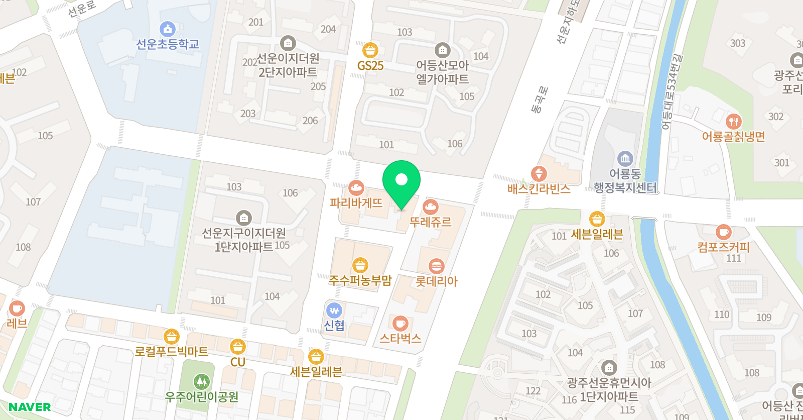 씨엔피 아琴학원 위치