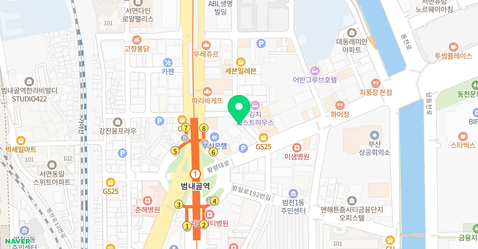 더리얼 성우연기아카데미 부산본원 위치