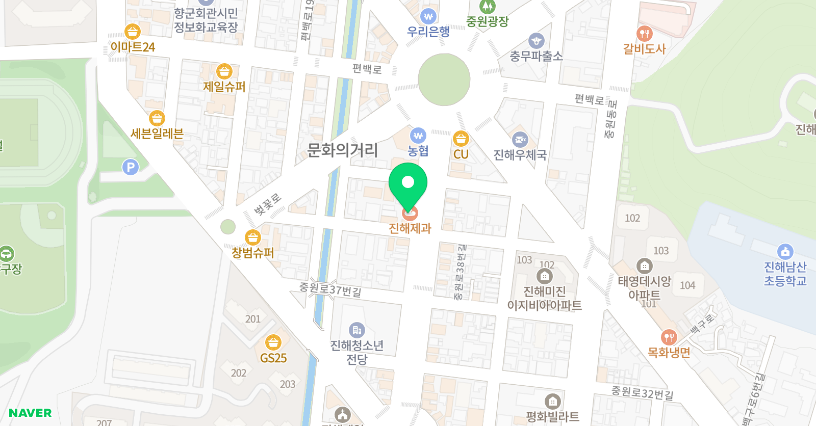 푸른꿈 미술학원 위치