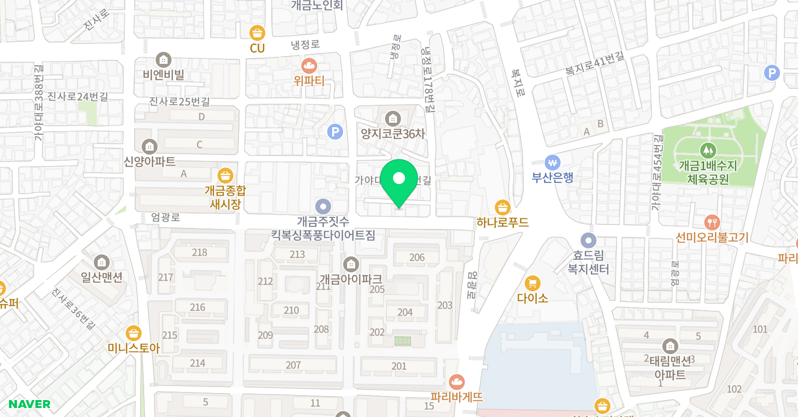환 수학전문학원 위치