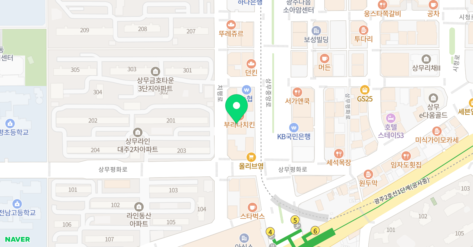 논술 쌤 위치
