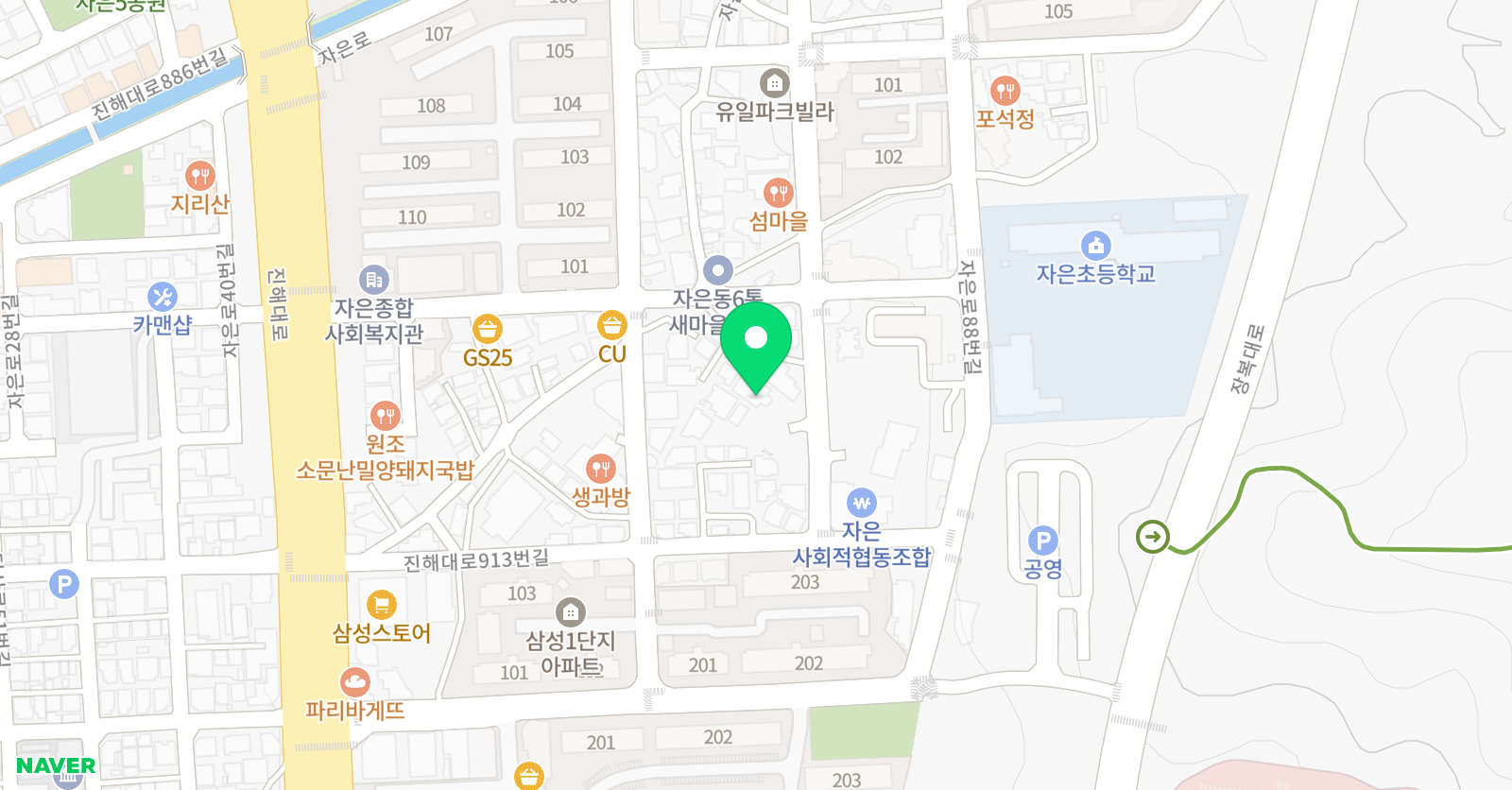벅스 잉글리쉬클럽 위치