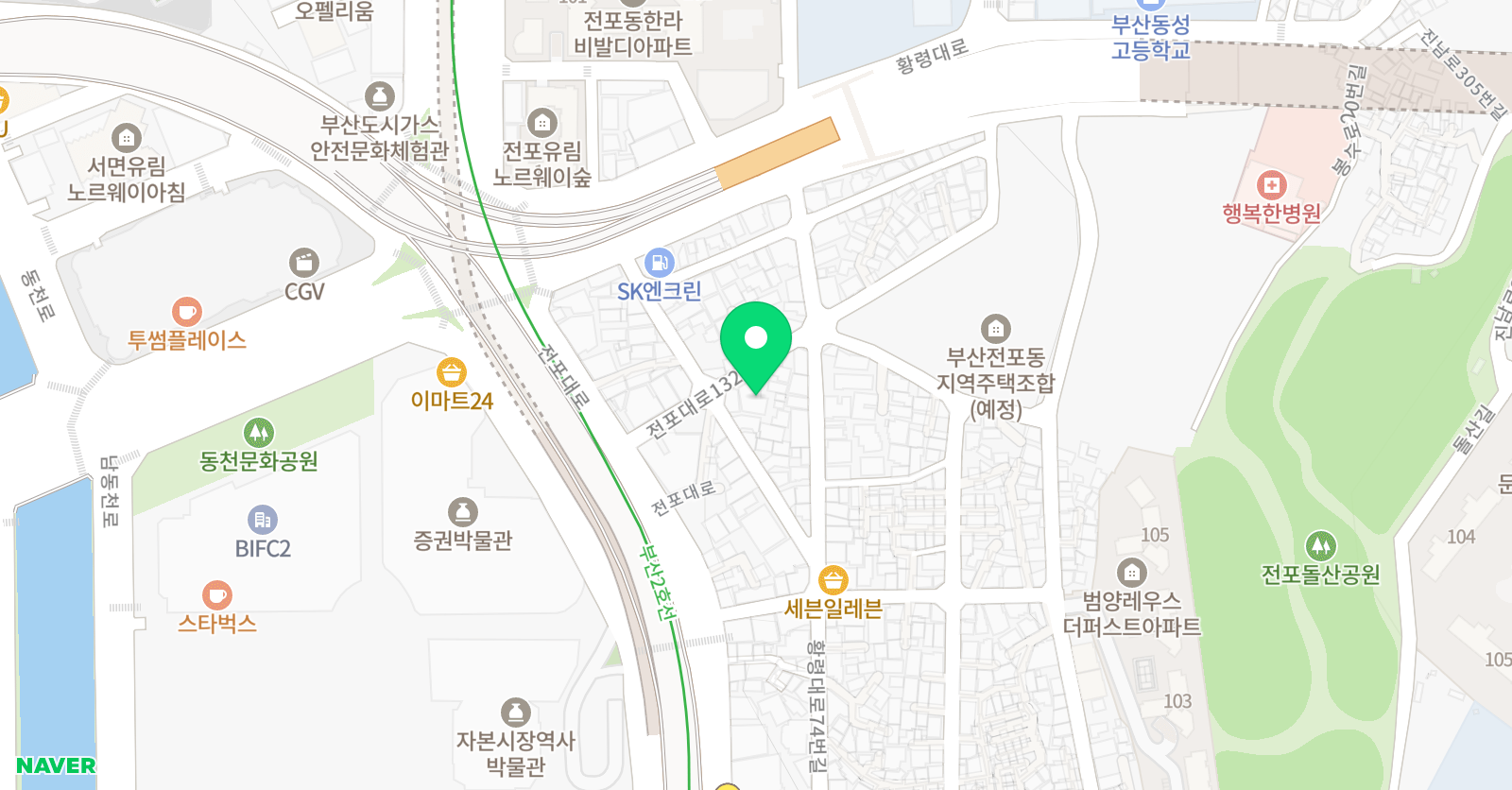 브레인 영수학원 위치