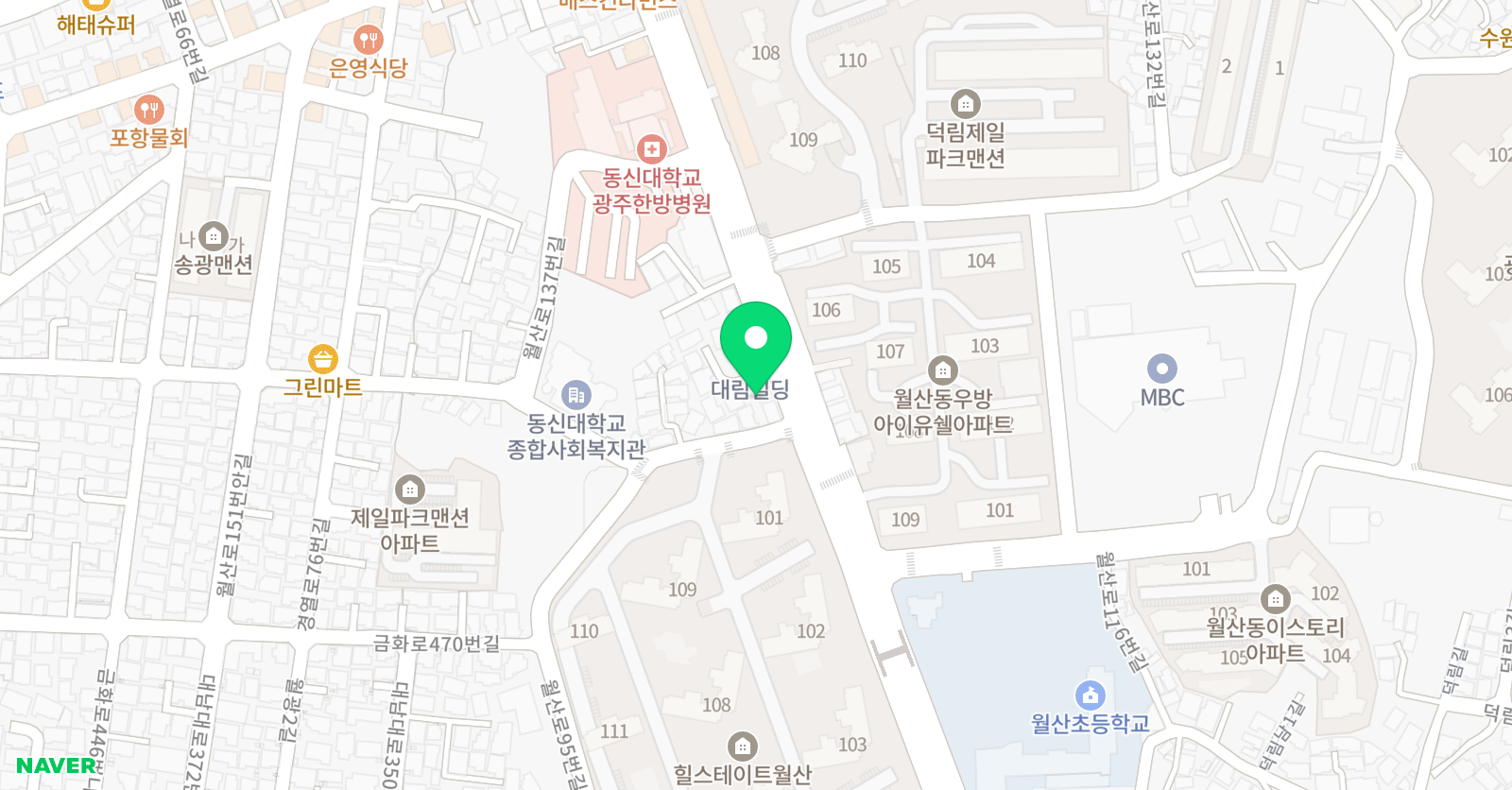 청담 EMS 학원 위치
