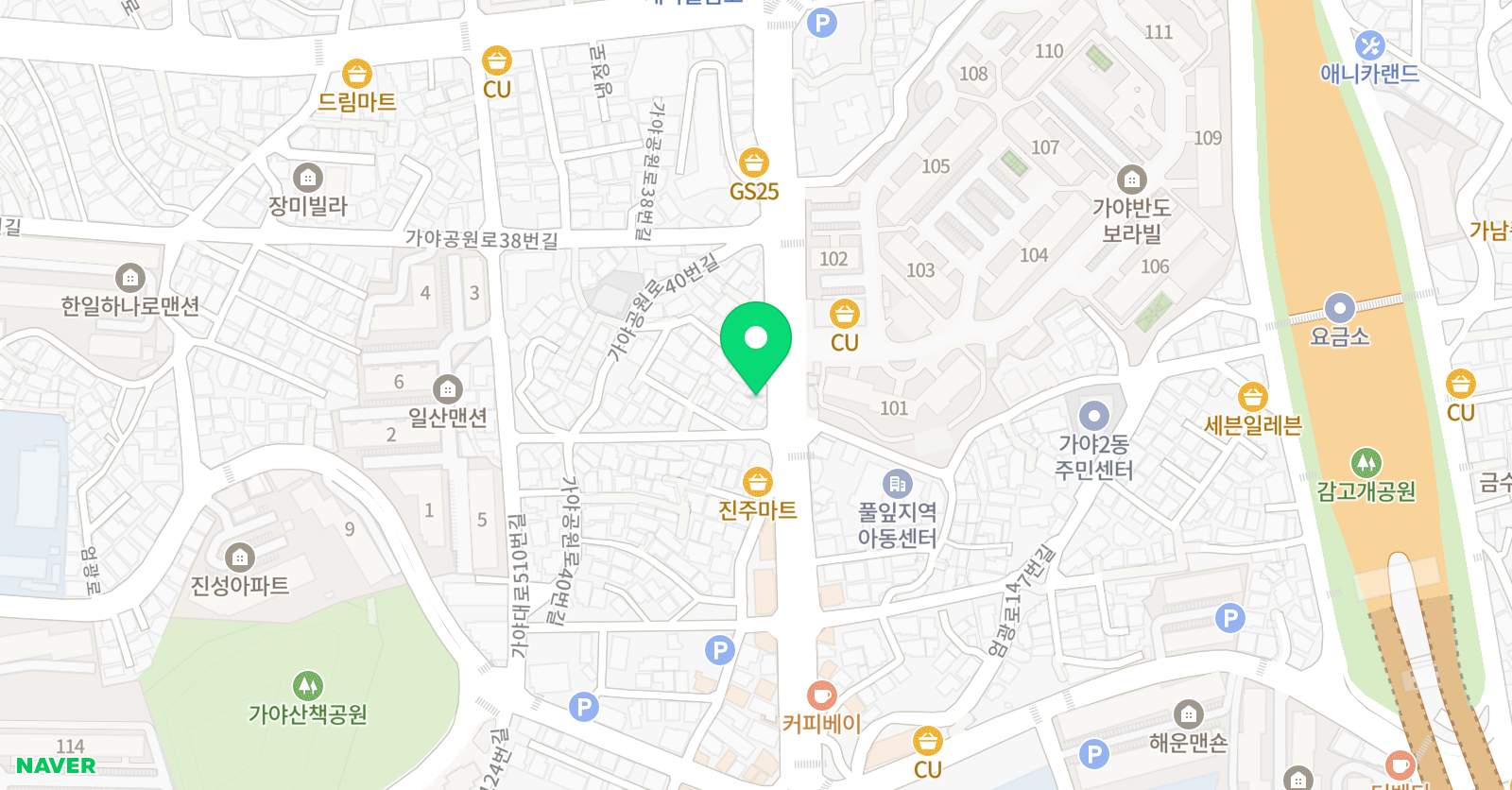 수리안 수학교습소 위치