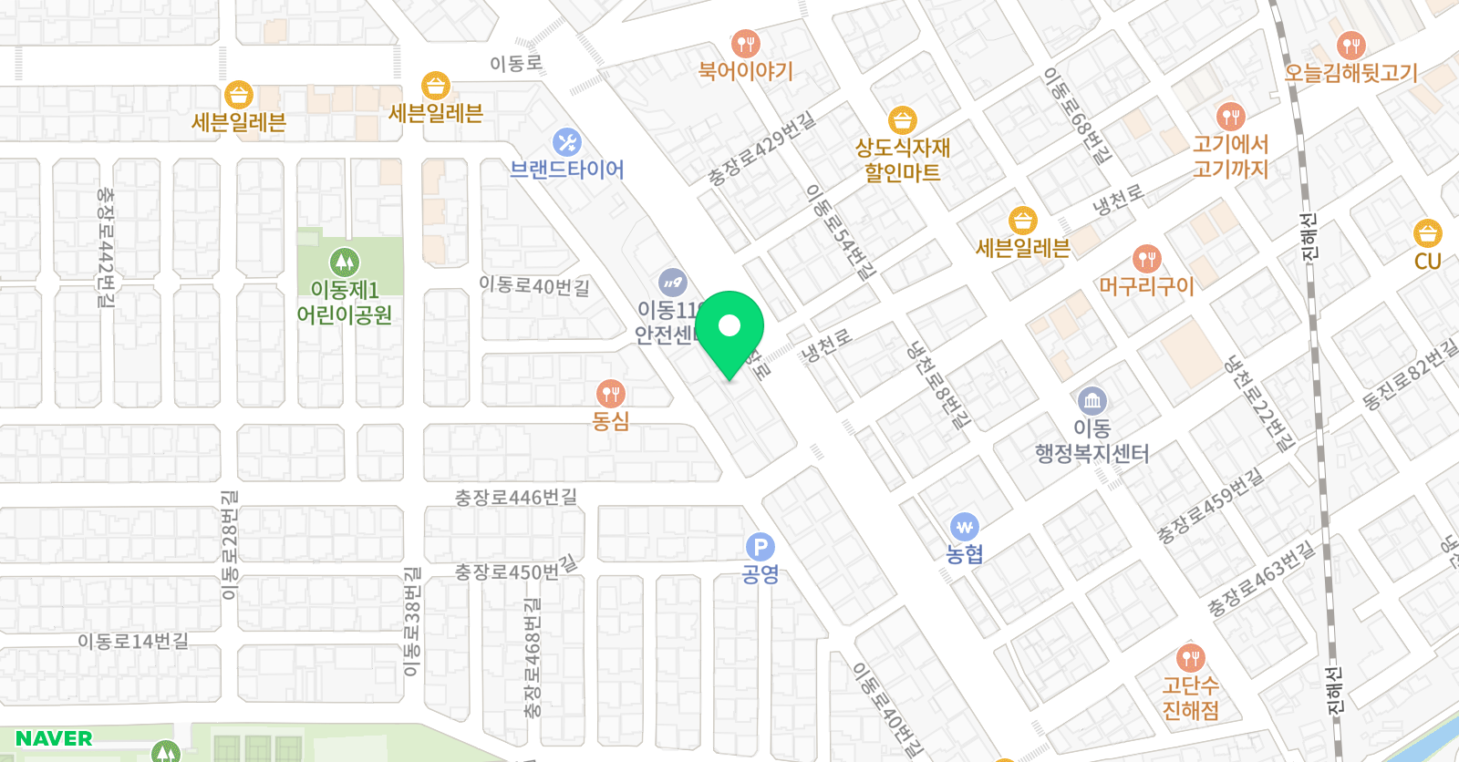 SRS 영재속독학원 위치